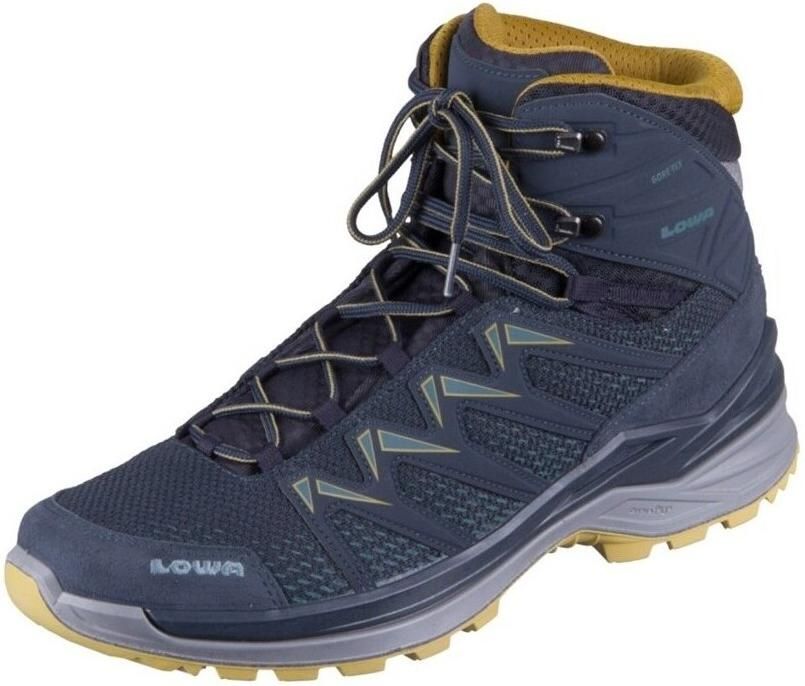 Lowa Innox Pro GTX Mid Wandelschoenen Heren Steel Blue Mustard - Foto 4