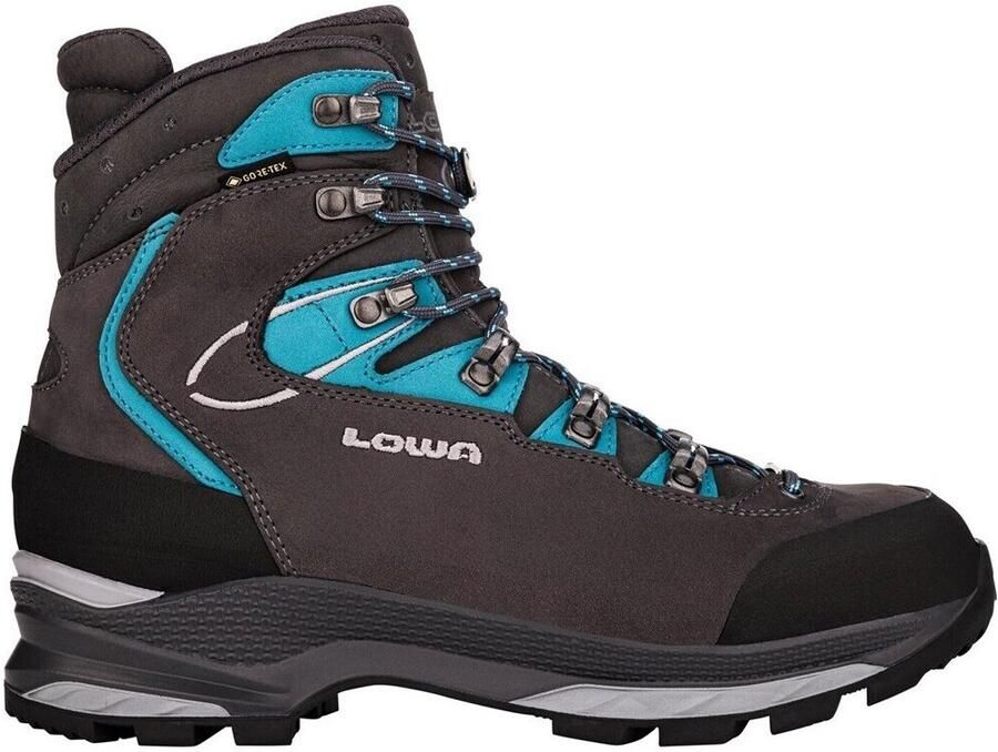 Lowa Mauria Evo GTX Wandelschoen Dames waterdichte hoge wandelschoenen Anthracite-Turquoise - Foto 5
