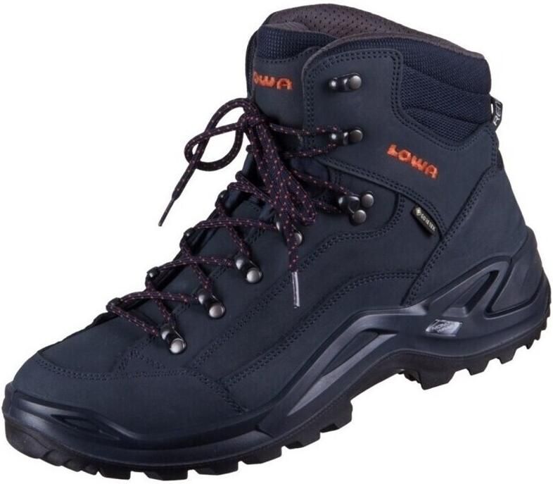 Lowa Renegade GTX Mid leren wandelschoenen donkerblauw oranje - Foto 5