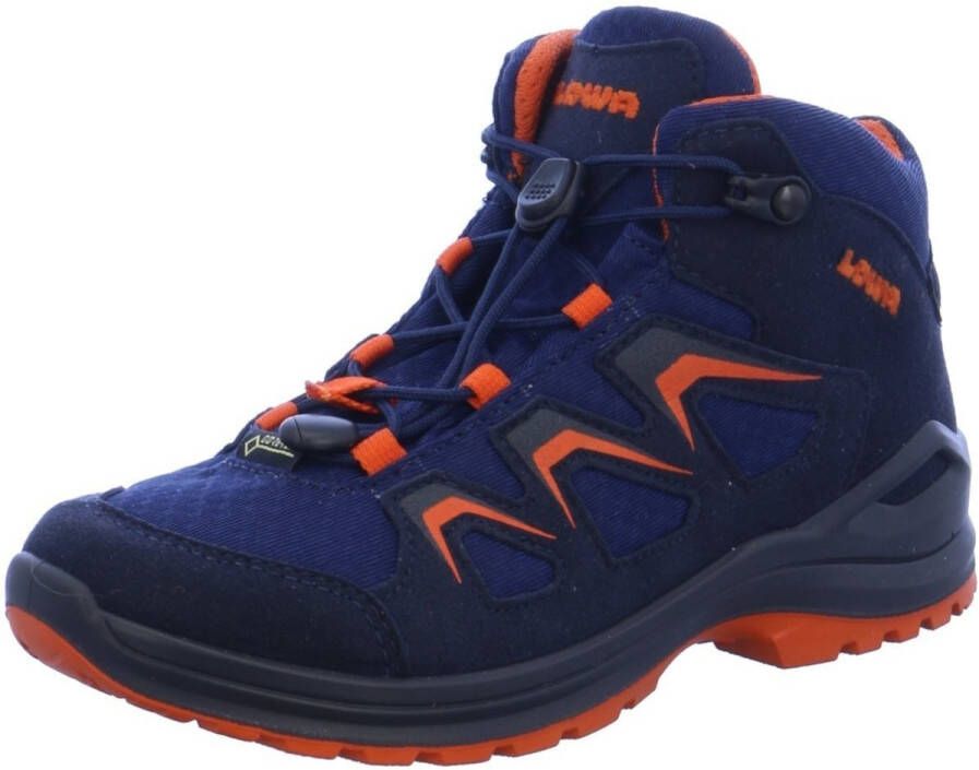 Lowa Innox Evo GTX Qc Junior Kinderen waterdichte mid wandelschoenen Navy Orange - Foto 2