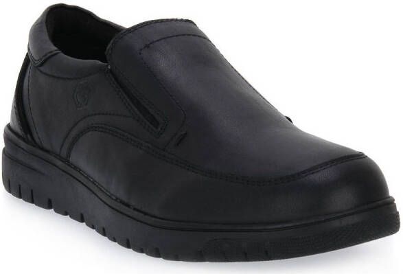 Lumberjack Leren Mocassin Schoen Comfortabele Elegante Stijl Black Heren - Foto 2