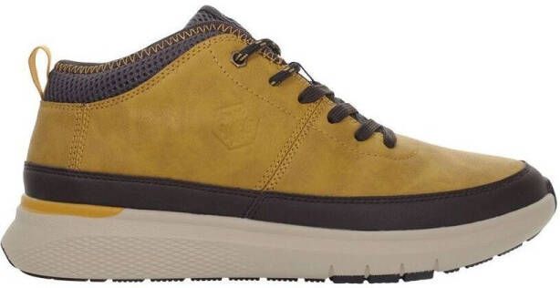 Lumberjack Lage Sneakers 102217269 NEIL MID CUT-TAN YELLOW
