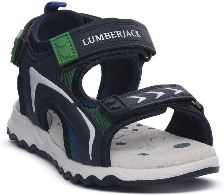 Lumberjack Sandalen met sleehak TOBY SANDAL