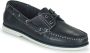 Lumberjack Leren Mocassin Bootschoenen Blue Heren - Thumbnail 2