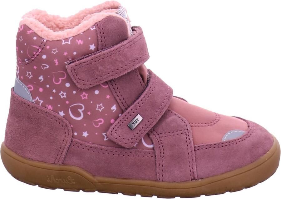 Lurchi Barefootschoenen Jilly Barefoot TEX Klittenbandschoenen met warme voering maat sjabloon te downloaden