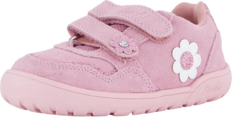 Lurchi Barefootschoenen Jola Barefoot lage schoen sneaker met bloemen maat sjabloon te downloaden