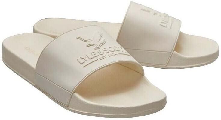 Lyle & Scott Teenslippers Lyle & Scott ADELAIDE-137 OFF WHITE