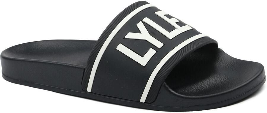 Lyle & Scott Teenslippers Lyle & Scott Lyle Scott Slippers Zwart - Foto 2