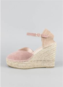 Macarena Espadrilles Alpargatas en color rosa para señora