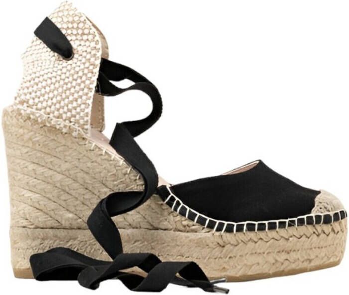 Macarena Espadrilles Alpargatas en color negro para