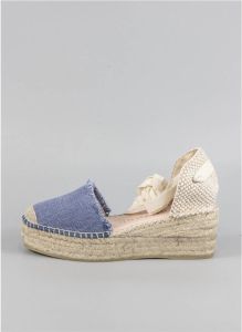 Macarena Espadrilles Alpargatas en color azul para señora