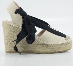 Macarena Espadrilles Alpargatas en color beige para señora