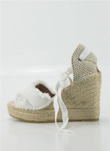 Macarena Espadrilles Alpargatas en color blanco para señora
