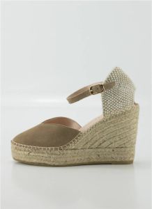 Macarena Espadrilles Alpargatas en color taupe para señora