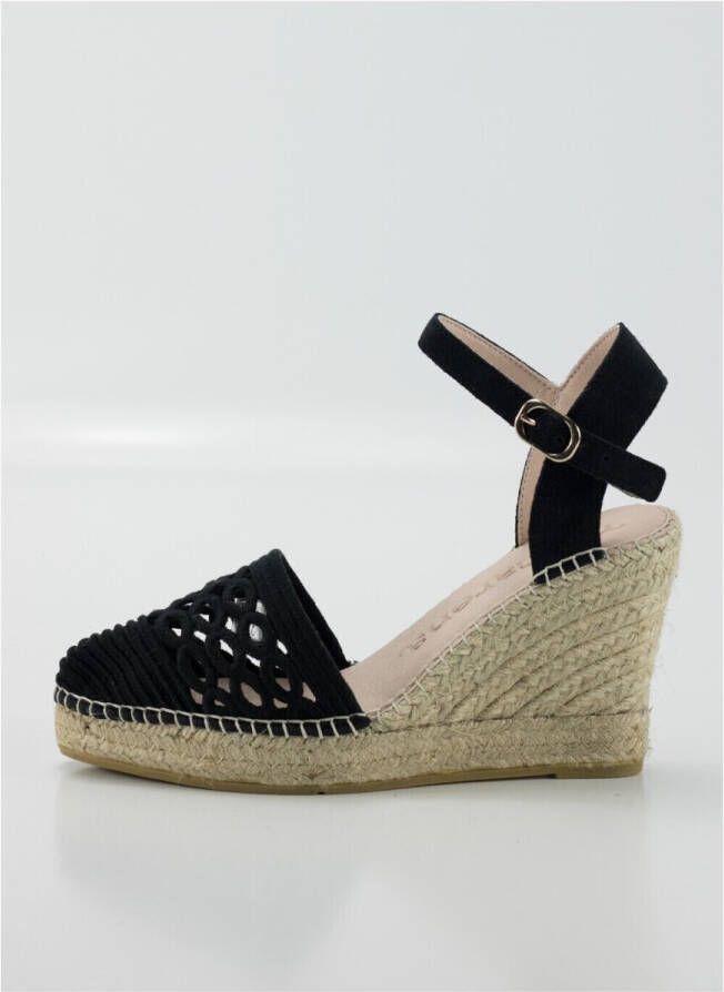 Macarena Espadrilles Alpargatas en color negro para señora