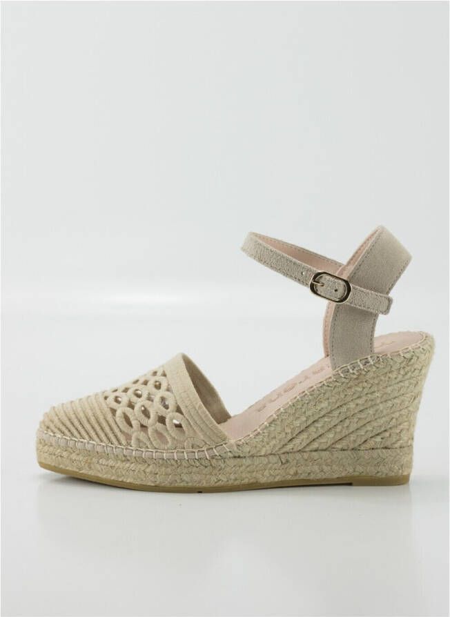 Macarena Espadrilles Alpargatas en color beige para señora