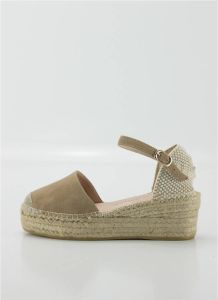 Macarena Espadrilles Alpargatas en color taupe para señora