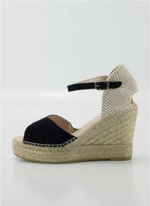 Macarena Espadrilles Alpargatas en color negro para señora