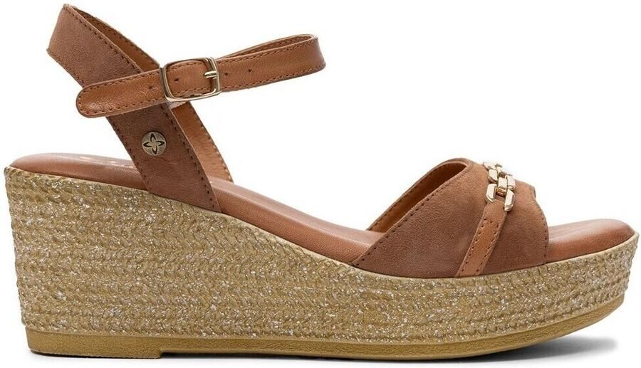 Maciejka Sandalen met sleehak P749429001