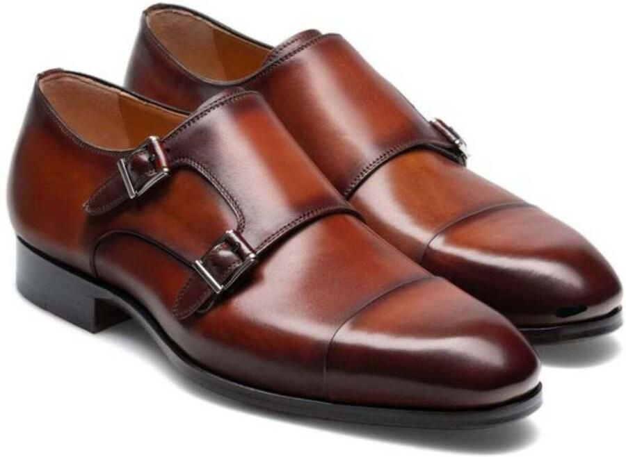 Magnanni Schoenen Cognac Tinos Gespschoenen Cogna