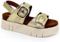 Mam'Zelle Sandalen met sleehak usufi - Beige