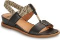 Mam'Zelle Sandalen met sleehak OBOLE - Zwart