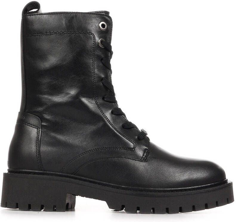 Marc O'Polo Veterlaarsjes PHIA Veterschoenen blokhak met aanhaallus