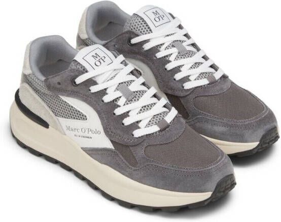 Marc O'Polo Lage sneakers van rundersuède