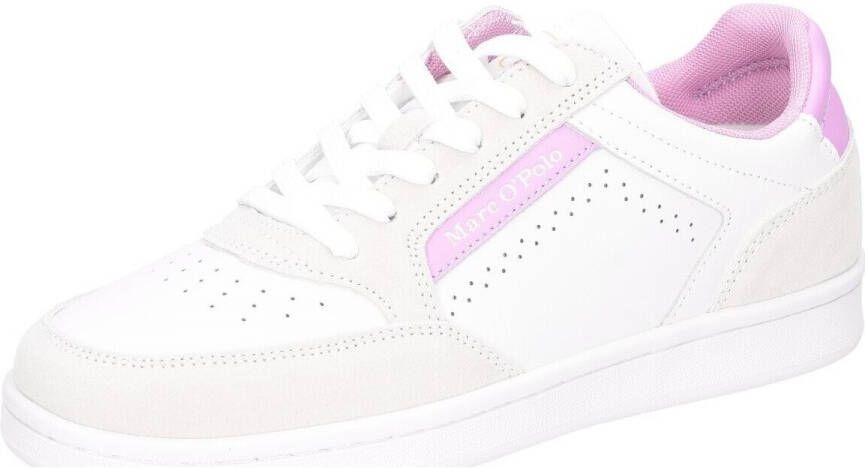 Marc O'Polo Leren sneakers met labelopschrift model 'Violeta'