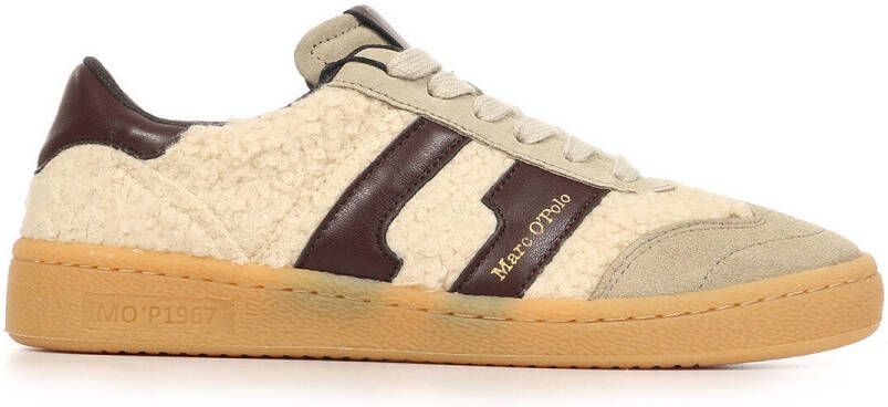Marc O'Polo Lage sneakers van leermix