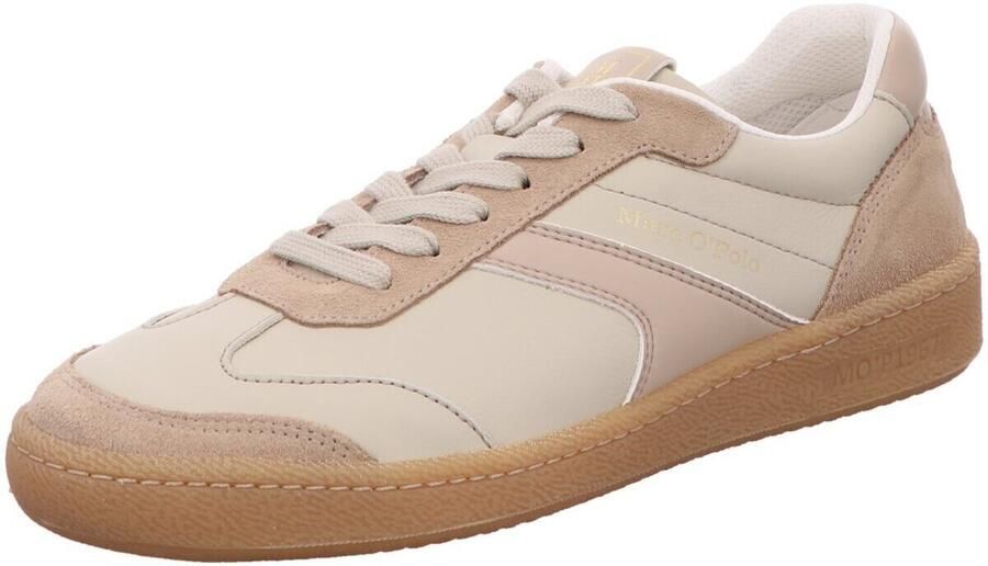 Marc O'Polo Lage sneakers Marc van echt runderleer