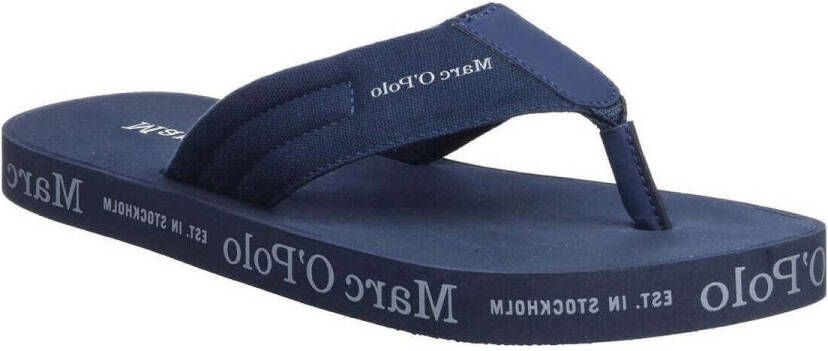 Marc O'Polo Teenslippers met bandjes van organic cotton
