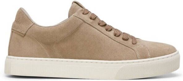 Marc O'Polo Lage sneakers van zacht suède