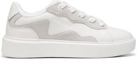 Marc O'Polo Lage sneakers van hoogwaardig rundleer