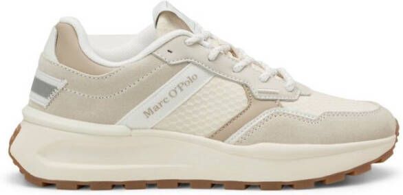 Marc O'Polo Sneakers met mesh inzet met honingraatstructuur