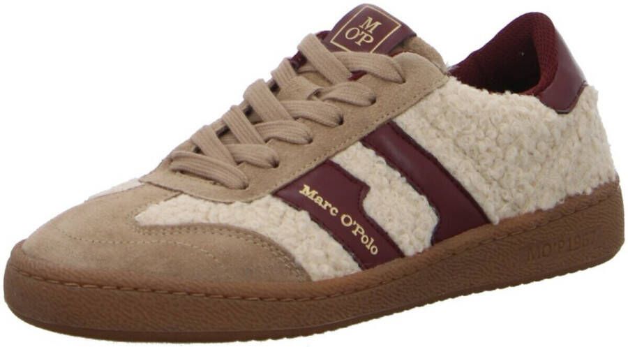 Marc O'Polo Lage sneakers van leermix