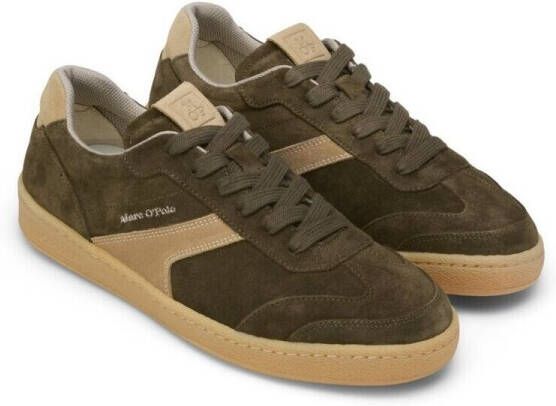 Marc O'Polo Lage sneakers van rundersuède