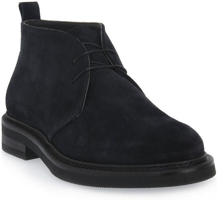 Marco Ferretti Enkellaarzen SUEDE DEEP BLUE