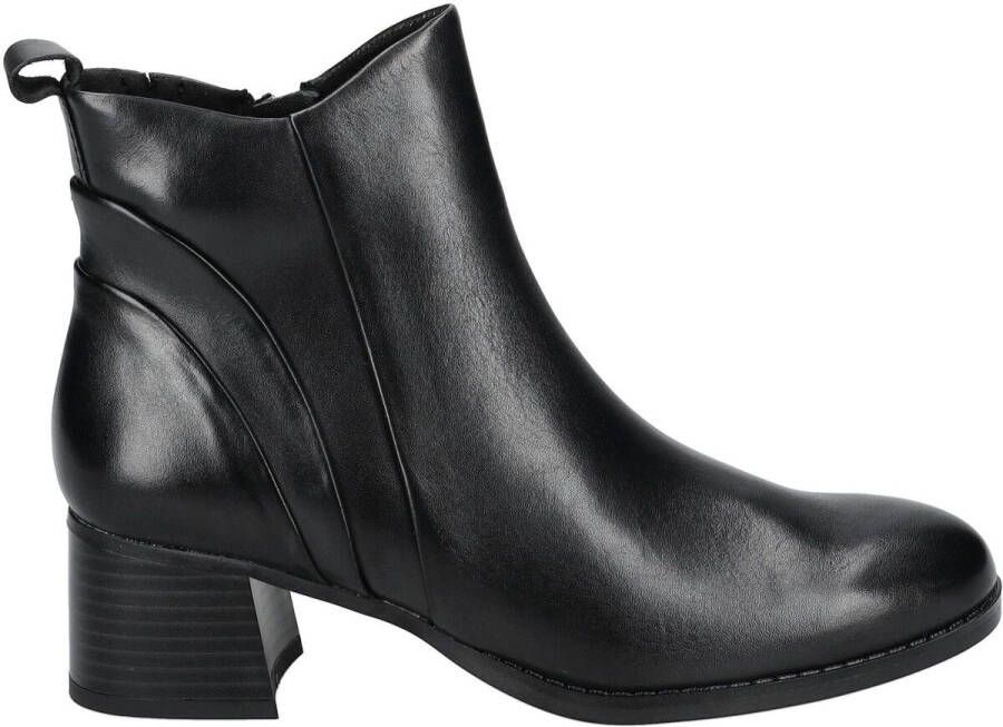 Marco Tozzi Laarsjes blokhak business-enkellaars ankleboots met aantrekloop