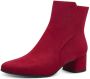 Marco Tozzi Enkellaarsjes rood Textiel Dames - Thumbnail 2