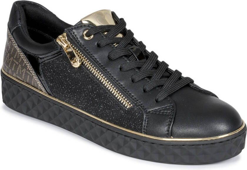 Marco Tozzi Plateausneakers Line vrijetijdsschoen lage schoen veterschoen met zijrits - Foto 3