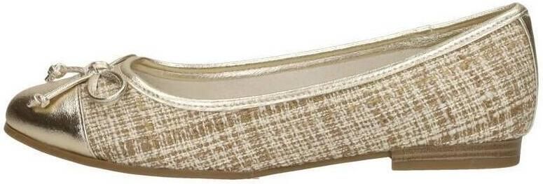 Marco Tozzi MT Vegan Soft Lining + Feel Me insole Dames Ballerina's CREAM MULTI - Foto 4