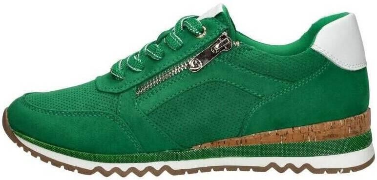 Marco Tozzi Sneakers met sleehak vrijetijdsschoen lage schoen veterschoen in vegan uitvoering - Foto 7