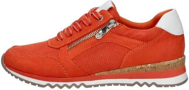 Marco Tozzi Sneakers met sleehak vrijetijdsschoen lage schoen veterschoen in vegan uitvoering - Foto 10