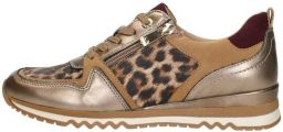 Marco Tozzi Leopard Sneakers beige Textiel Dames