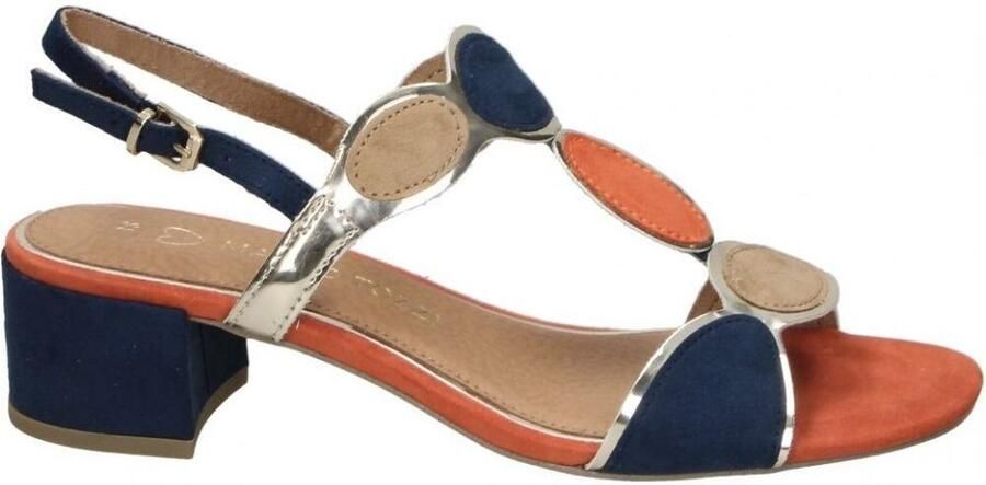 Marco Tozzi Sandaaltjes blokhak zomerschoen bandjessandaal met verstelbare gesp - Foto 5