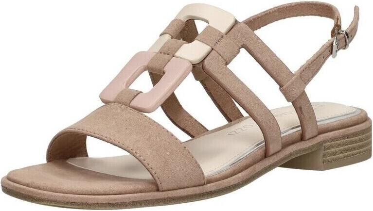 Marco Tozzi Sandalen Plat Sandalen Plat Beige - Foto 3