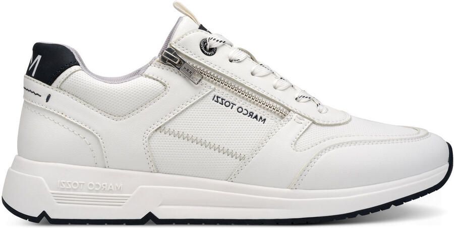 Marco Tozzi Sneakers met sleehak vrijetijdsschoen halfschoen veterschoen met praktische rits - Foto 2