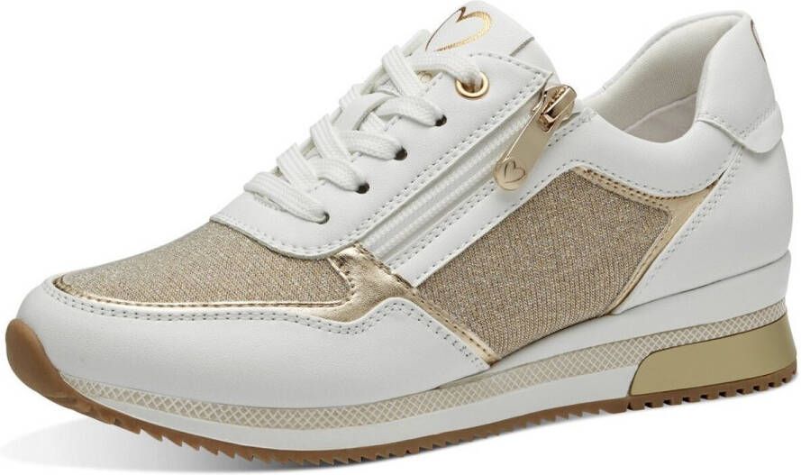 Marco Tozzi Witte lage top sneakers voor dames - Foto 2