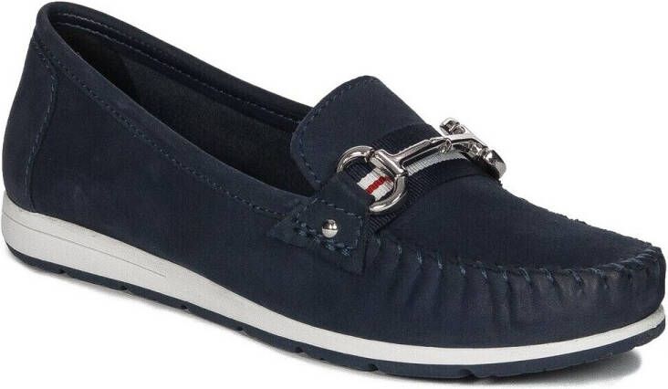 Marco Tozzi Mocassins lage schoen instapschoen vrijetijdsschoen met elegante siergesp - Foto 3